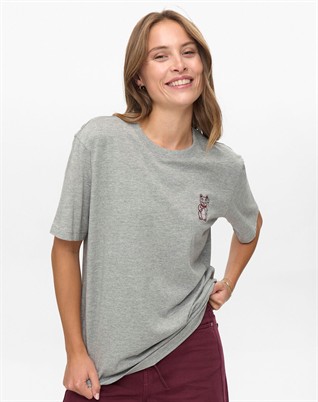 NUPrema Oversize T-Shirt - Medium Grey Melange